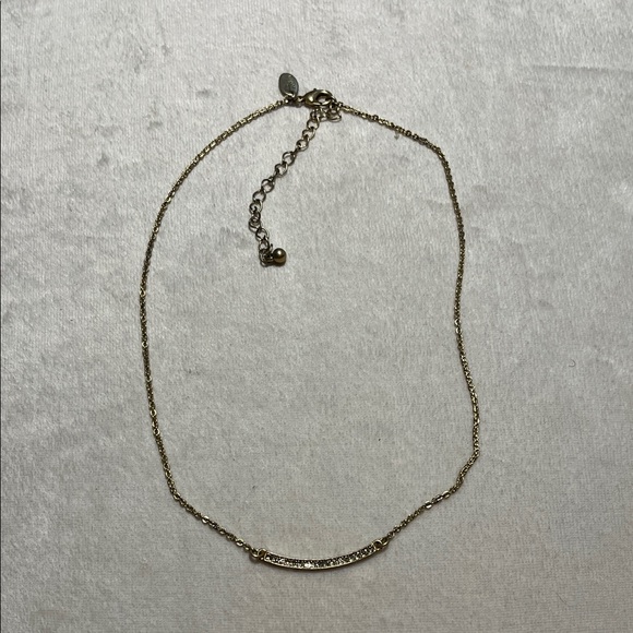 Lia Sophia Gold Necklace with Delicate Chain - Picture 1 of 2